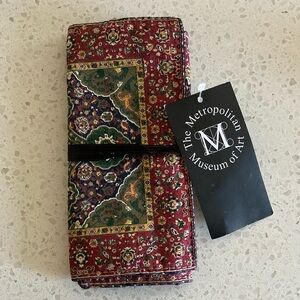 Vintage Metropolitan Museum of Art Mini Persian Kashan Carpet